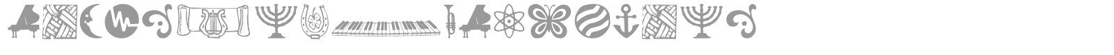Davys Other Dingbats font preview